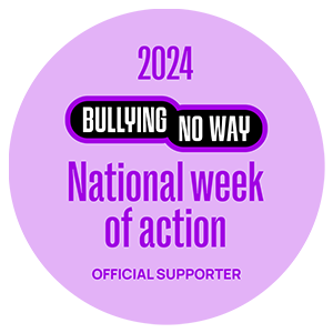 Bullying No Way National Week of Action supporter logo 2024